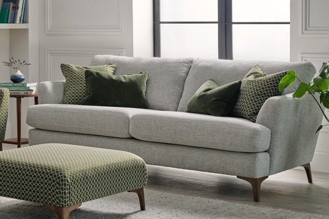 Hampton Boucle Upholstered 3 Seater Sofa Hampton Boucle Upholstered 3 Seater Sofa