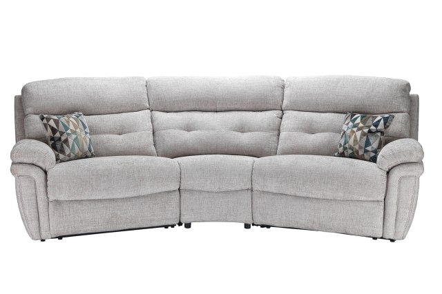 La-Z-Boy Baxter Seater Curved Recliner Sofa Furniture World