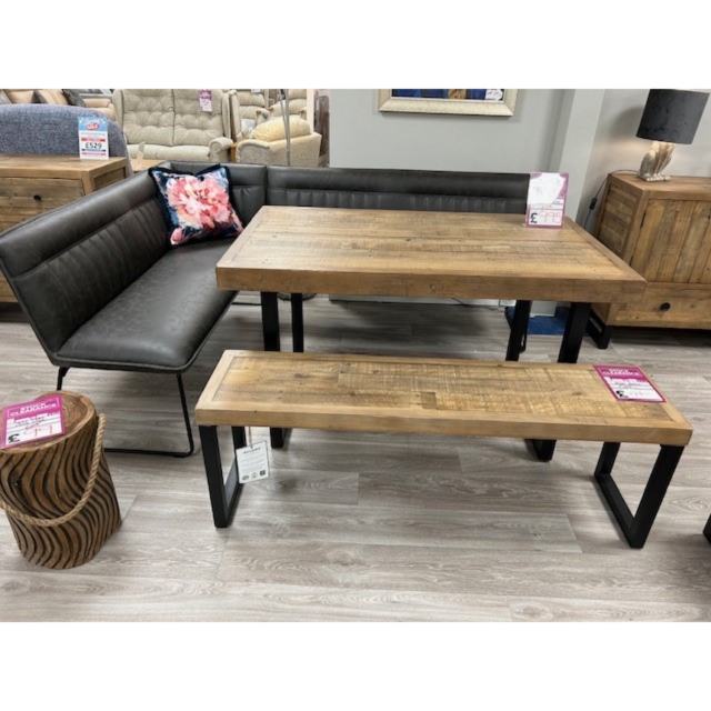 Store Clearance Items Nixon Dining Table and Corner Bench