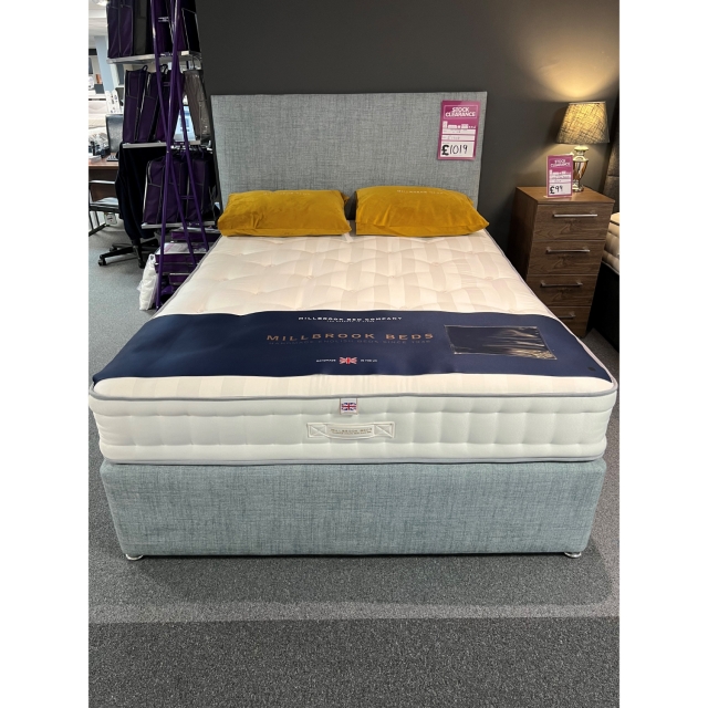 Store Clearance Items Millbrook Orthocare 1400 5 Foot 2 Standard Drawer Divan and Headboard