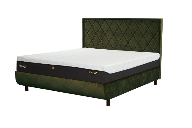 TEMPUR® TEMPUR® Arc Adjustable Disc Bed Frame with Quilted Headboard