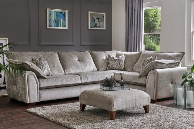 Truro Upholstered 5 Seater Corner Sofa Truro Upholstered 5 Seater Corner Sofa