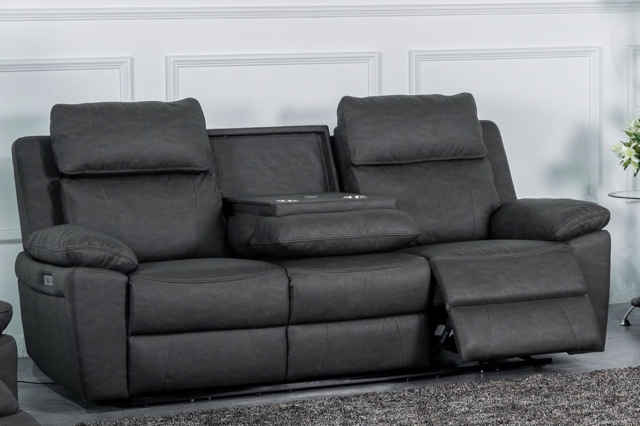 Series 5 Hunter Smart 3 Seater Power Recliner Sofa Furniture World