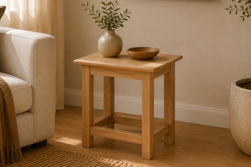 Devon 100% Solid Oak Side Table Devon 100% Solid Oak Side Table
