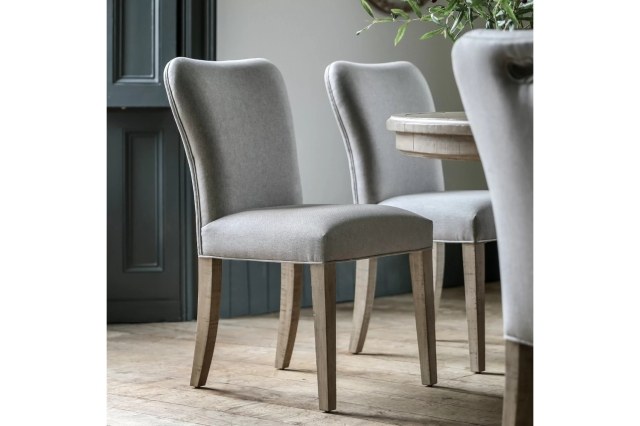Gallery Direct Vancouver Rustic Fabric Dining Chair Gallery Direct Vancouver Rustic Fabric Dining Chair