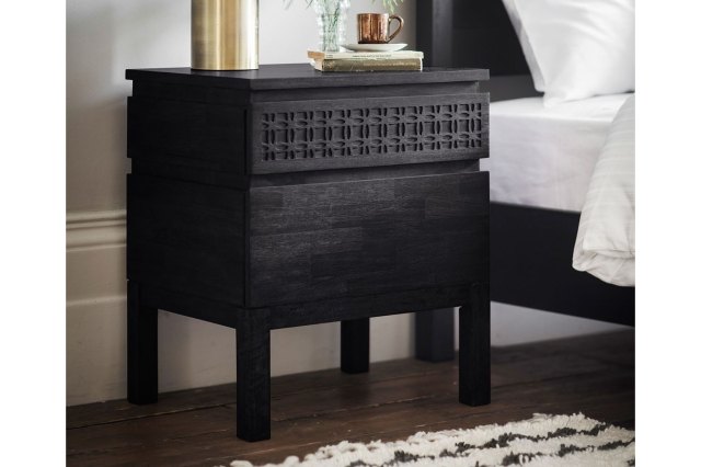 Gallery Direct Boho Boutique 2 Drawer Bedside Table Gallery Direct Boho Boutique 2 Drawer Bedside Table