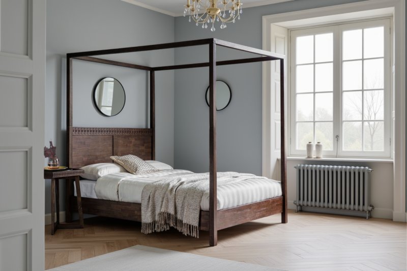 Gallery Direct Boho Retreat 4 Poster Bed Frame Gallery Direct Boho Retreat 4 Poster Bed Frame