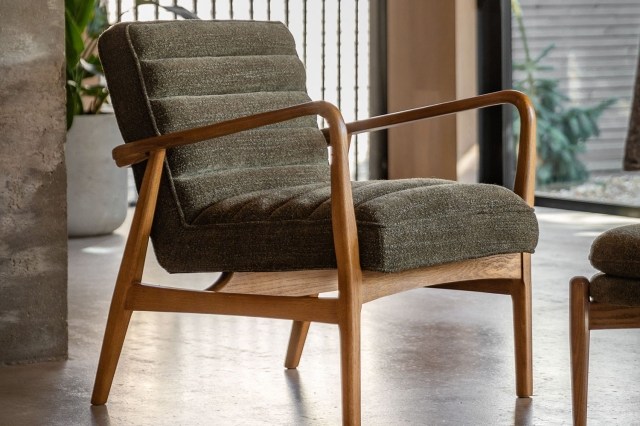 Gallery Direct Datsun Green Boucle Fabric Armchair Gallery Direct Datsun Green Boucle Fabric Armchair