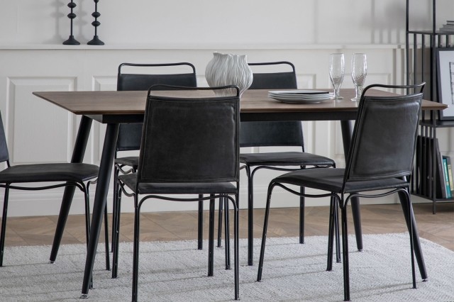 Gallery Direct Astley 160cm Walnut Dining Table Gallery Direct Astley 160cm Walnut Dining Table