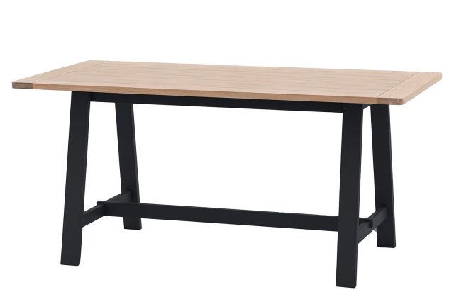 Gallery Direct Eton Painted Meteor 160cm Trestle Table Gallery Direct Eton Painted Meteor 160cm Trestle Table