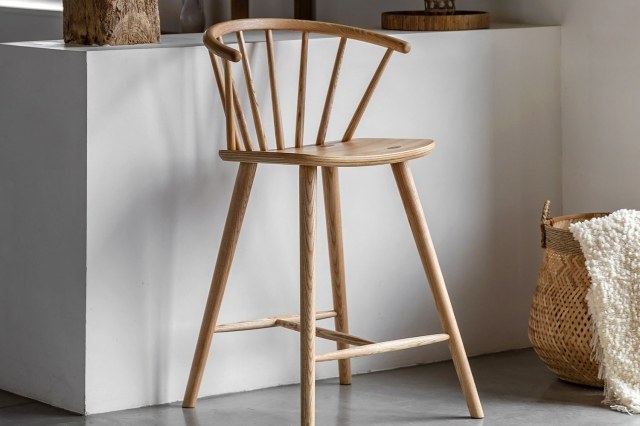 Gallery Direct Craft Natural Oak Barstool Gallery Direct Craft Natural Oak Barstool