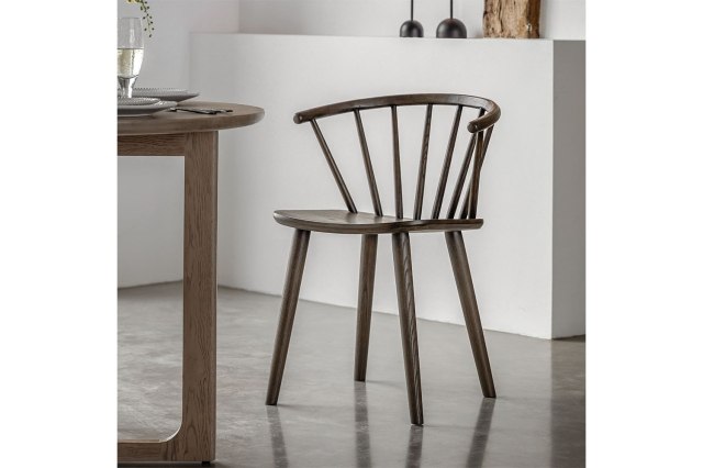 Gallery Direct Craft Smoked Oak Set of 2 Dining Chairs Gallery Direct Craft Smoked Oak Set of 2 Dining Chairs