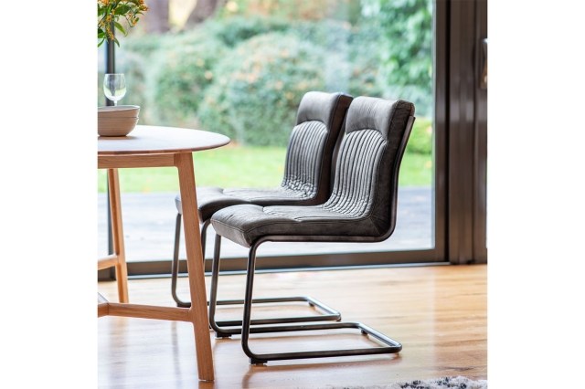Gallery Direct Capri Vintage Leather Chair in Antique Ebony Gallery Direct Capri Vintage Leather Chair in Antique Ebony