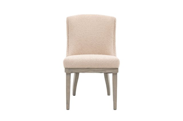 Gallery Direct Set of 2 Kelvedon Dining Chairs in Natural Boucle Gallery Direct Set of 2 Kelvedon Dining Chairs in Natural Boucle