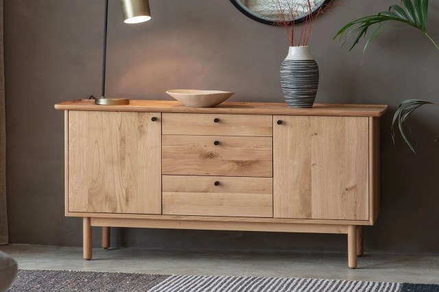 Gallery Direct Kingham Oak Large Sideboard Gallery Direct Kingham Oak Large Sideboard
