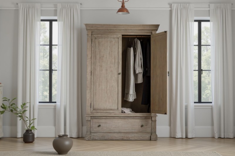 Gallery Direct Vancouver Rustic Wardrobe Gallery Direct Vancouver Rustic Wardrobe