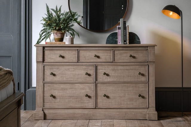 Gallery Direct Vancouver Rustic 7 Drawer Chest of Drawers Gallery Direct Vancouver Rustic 7 Drawer Chest of Drawers