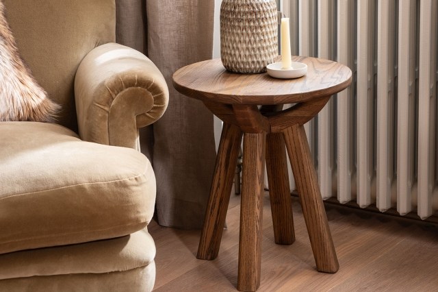 Austin Warm Oak Side Lamp Table Austin Warm Oak Side Lamp Table