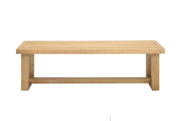 Oakley Reclaimed Wood 160cm Dining Bench in Rustic Buff Finish Oakley Reclaimed Wood 160cm Dining Bench in Rustic Buff Finish