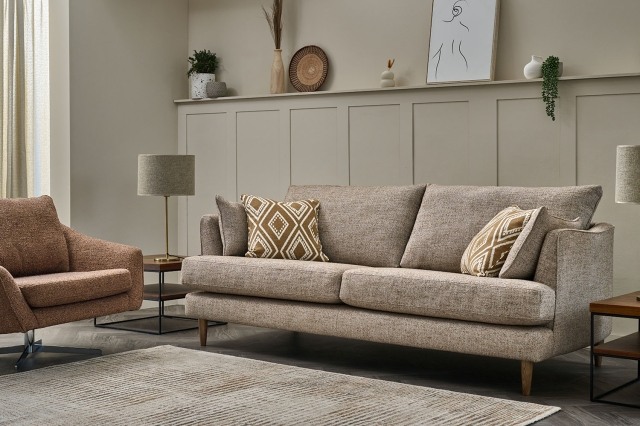 Bowen Fabric 3 Seater Sofa Bowen Fabric 3 Seater Sofa