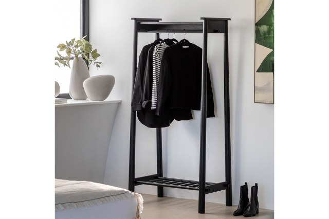 Gallery Direct Wycombe Black Oak Open Wardrobe Gallery Direct Wycombe Black Oak Open Wardrobe