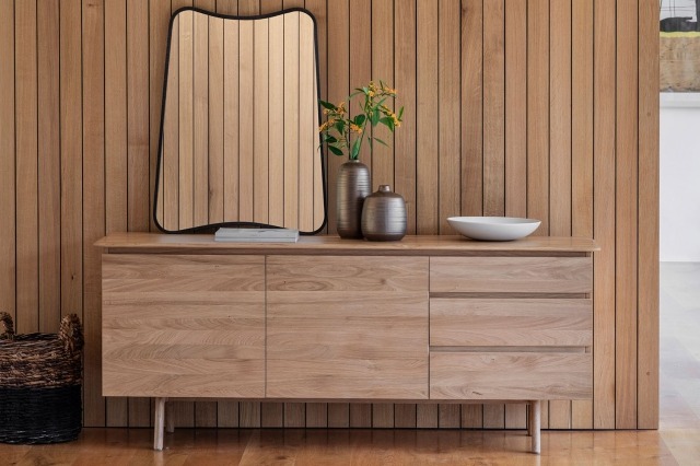 Gallery Direct Madrid Large Sideboard in Oak Gallery Direct Madrid Large Sideboard in Oak