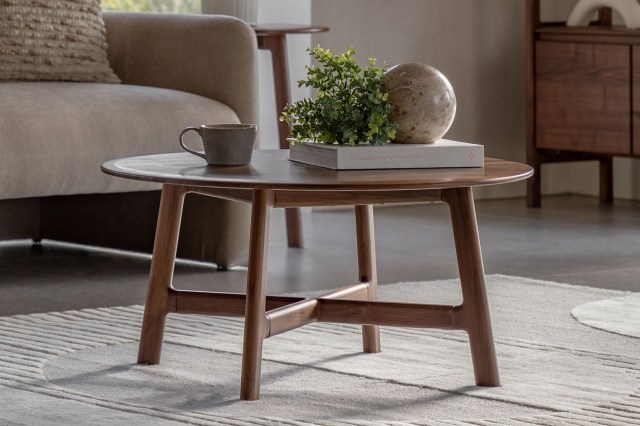 Gallery Direct Madrid Coffee Table in Walnut Gallery Direct Madrid Coffee Table in Walnut