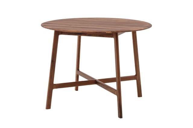 Gallery Direct Madrid Round Dining Table in Walnut Gallery Direct Madrid Round Dining Table in Walnut