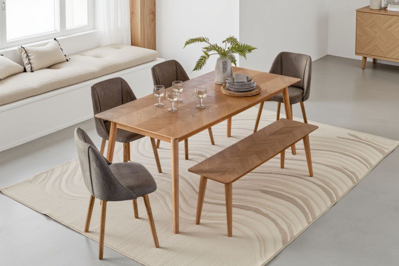 Gallery Direct Milano Oak Extending Dining Table Gallery Direct Milano Oak Extending Dining Table