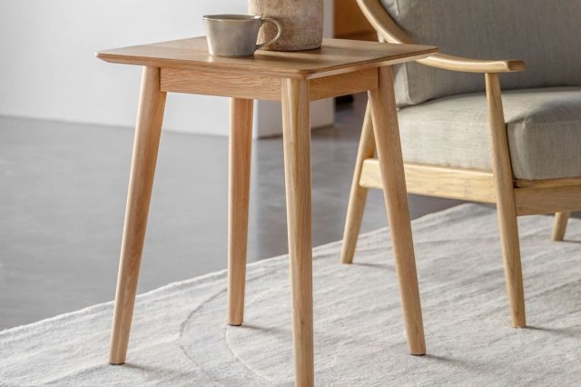 Gallery Direct Milano Oak Side Lamp Table Gallery Direct Milano Oak Side Lamp Table