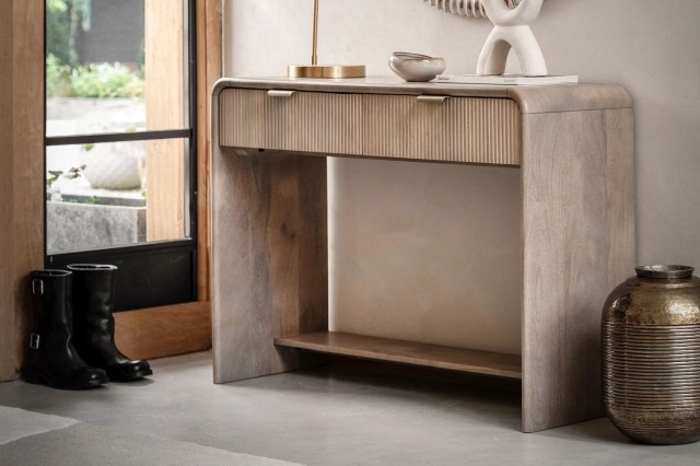 Gallery Direct Colonna Mango Wood Console Table Gallery Direct Colonna Mango Wood Console Table