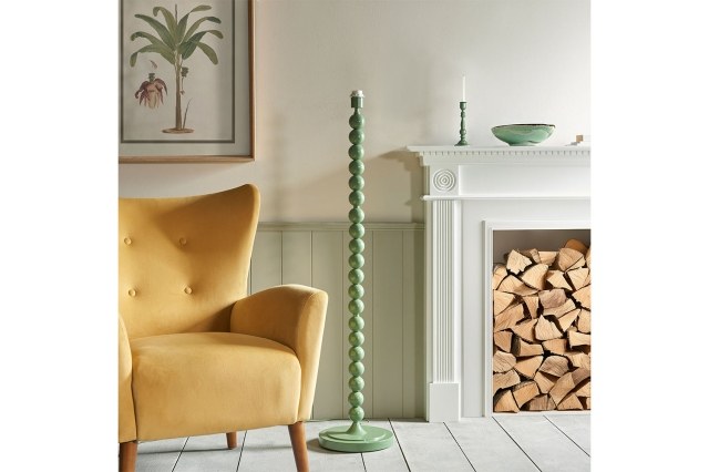 Gallery Direct Higgledy Floor Lamp Base Gloss Cotswold Green Gallery Direct Higgledy Floor Lamp Base Gloss Cotswold Green