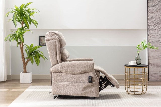 GFA Luxembourg Fabric Riser Recliner Chair Furniture World