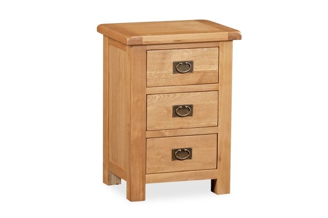 Salisbury Waxed Premium Oak Wide Bedside Table Salisbury Waxed Premium Oak Wide Bedside Table