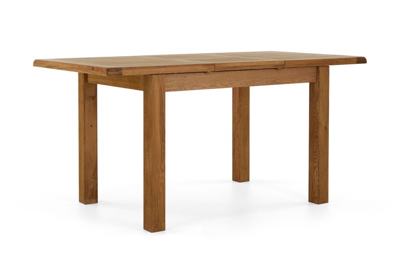 Compact Extending Tables Zelah Salisbury Waxed Premium Oak Compact Ext Dining Table | Furniture ...