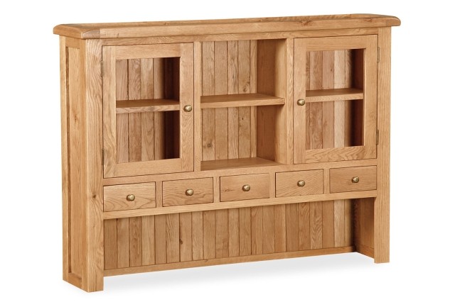 Salisbury Waxed Premium Oak Hutch Salisbury Waxed Premium Oak Hutch