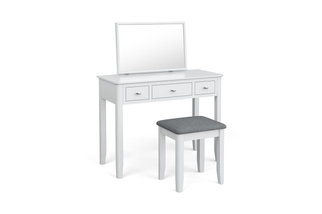 Hampstead Painted White Dressing Table Set Hampstead Painted White Dressing Table Set