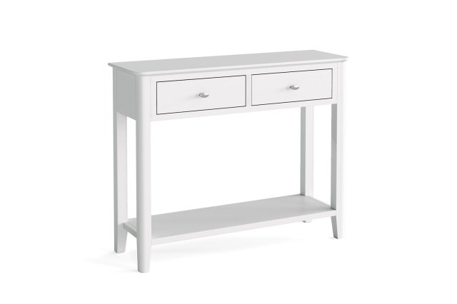 Hampstead Painted White Console Table Hampstead Painted White Console Table