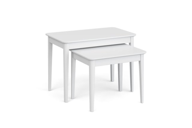 Hampstead Painted White Nest Of Tables Hampstead Painted White Nest Of Tables