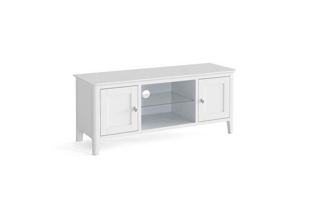 Hampstead Painted White Large Tv Unit Hampstead Painted White Large Tv Unit