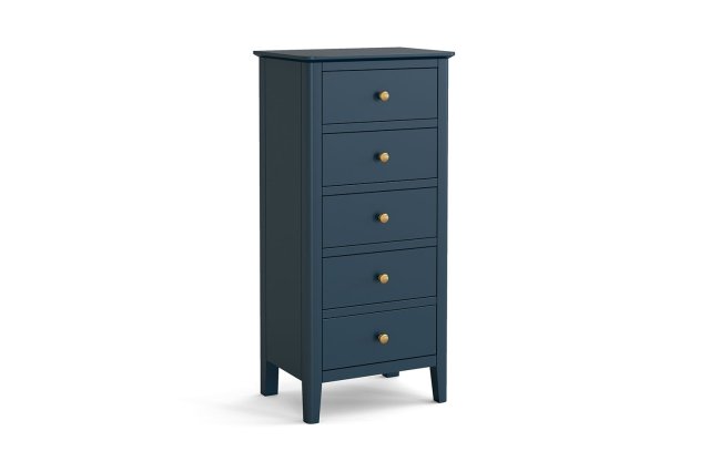 Harrogate Painted Blue Tallboy Chest Of Drawers Harrogate Painted Blue Tallboy Chest Of Drawers