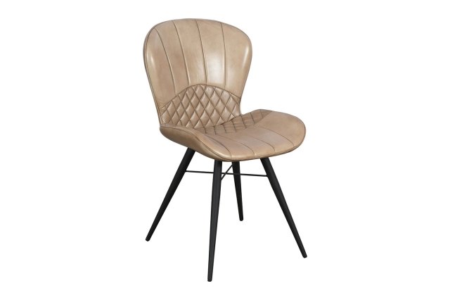 Amory PU Leather Dining Chair in Beige Amory PU Leather Dining Chair in Beige