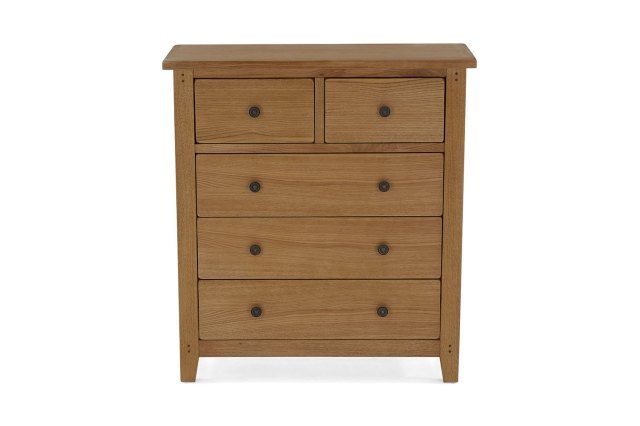 Burford Country Oak 2 Over 3 Chest of Drawers Burford Country Oak 2 Over 3 Chest of Drawers