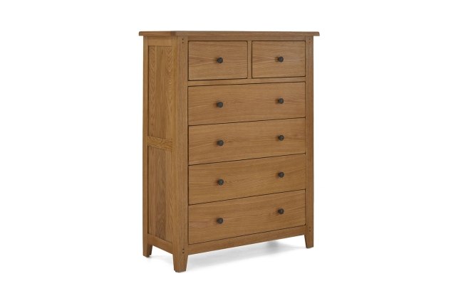 Burford Country Oak 6 Drawer Chest of Drawers Burford Country Oak 6 Drawer Chest of Drawers