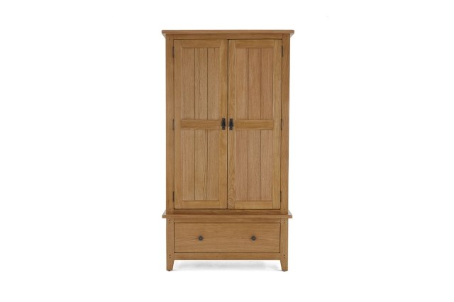 Burford Country Oak Gents Wardrobe Burford Country Oak Gents Wardrobe