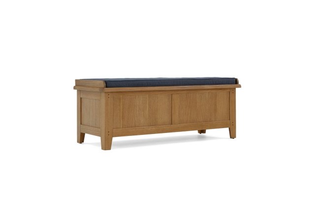 Burford Country Oak Storage Bench Blanket Box Burford Country Oak Storage Bench Blanket Box