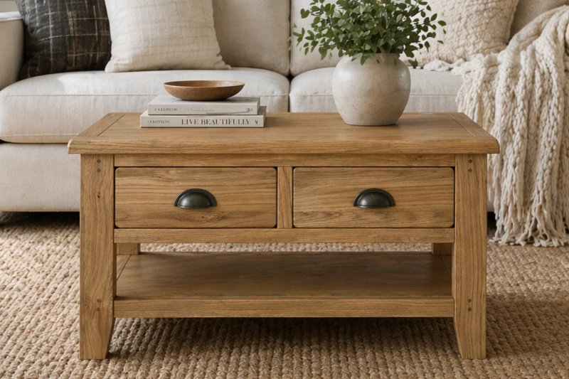 Burford Country Oak Small Coffee Table Burford Country Oak Small Coffee Table
