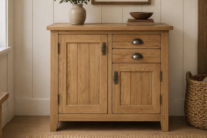 Burford Country Oak Small Sideboard Burford Country Oak Small Sideboard