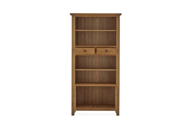 Burford Country Oak Display Bookcase Burford Country Oak Display Bookcase