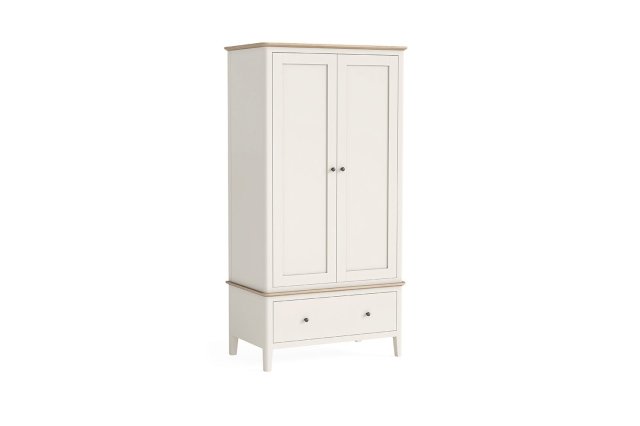 Marlow Oak Painted Coconut White Gents Wardrobe Marlow Oak Painted Coconut White Gents Wardrobe